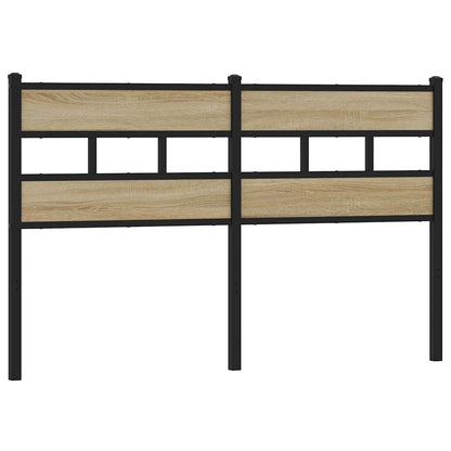 Replace Headboard Sonoma Oak 160 cm Iron and Engineered Wood