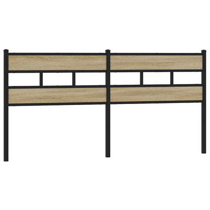 Replace Headboard Sonoma Oak 193 cm Iron and Engineered Wood