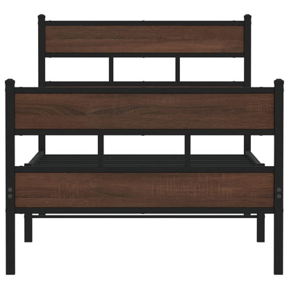 Bed Frame without Mattress with Headboard and Footboard 80x200 cm