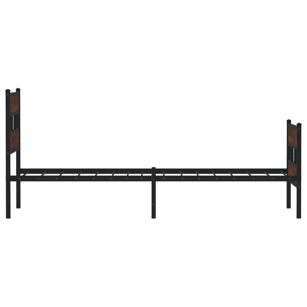 Bed Frame without Mattress with Headboard and Footboard 80x200 cm