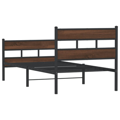 Bed Frame without Mattress with Headboard and Footboard 80x200 cm