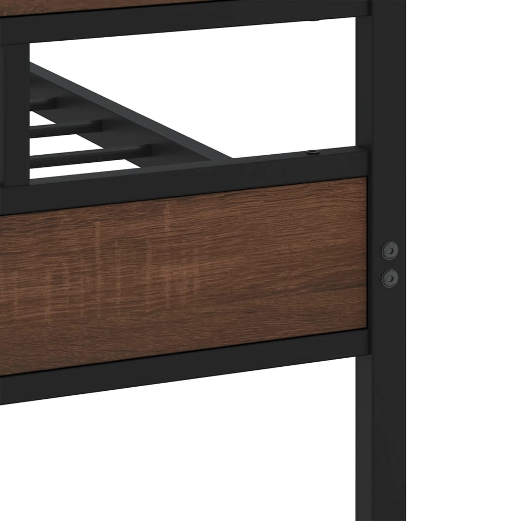 Bed Frame without Mattress with Headboard and Footboard 80x200 cm