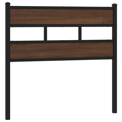 Replace Headboard Brown Oak 75 cm Steel and Engineered Wood