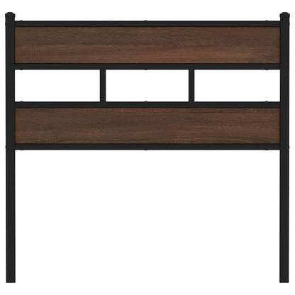 Replace Headboard Brown Oak 75 cm Steel and Engineered Wood