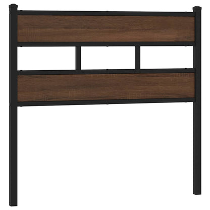 Replace Headboard Brown Oak 100 cm Steel and Engineered Wood