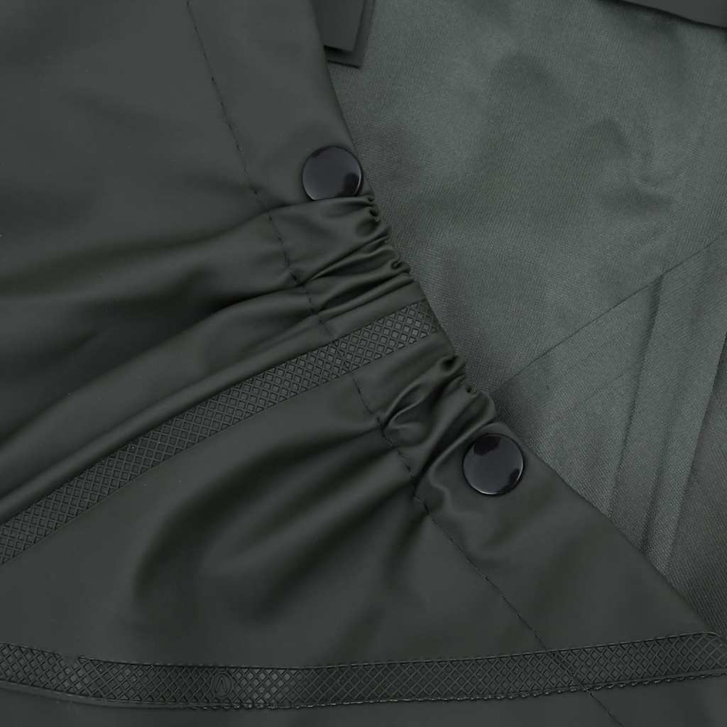 Chest Waders with Boots Dark Green Size 43
