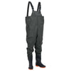 Chest Waders with Boots Dark Green Size 44