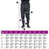Waist Waders with Boots Black Size 44