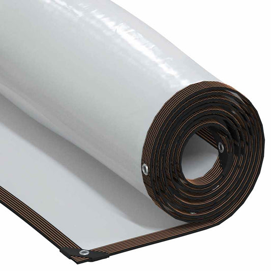 Clear Tarpaulin with Eyelets 2x5 m Polyethylene