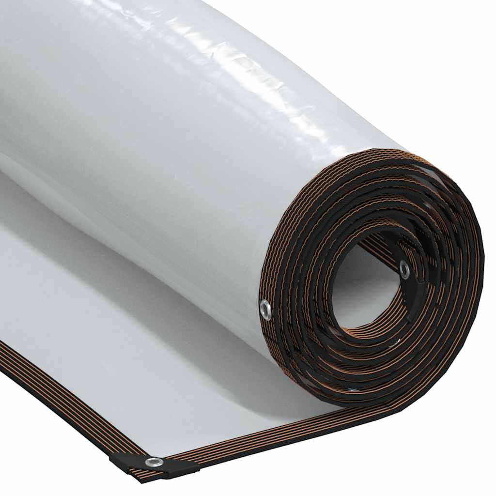 Clear Tarpaulin with Eyelets 2x6 m Polyethylene
