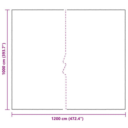 Clear Tarpaulin with Eyelets 10x12 m Polyethylene