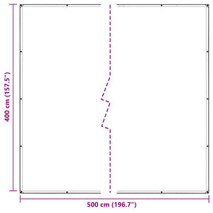 Clear Tarpaulin with Eyelets 4x5 m PVC