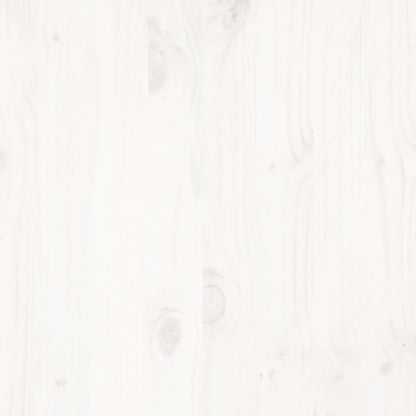 Bed Frame without Mattress White 120x200 cm Solid Wood Pine