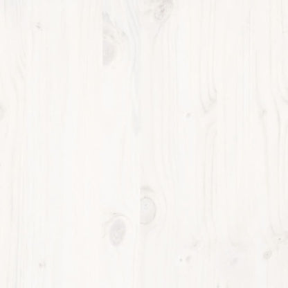 Bed Frame without Mattress White 140x190 cm Solid Wood Pine