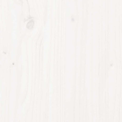 Bed Frame without Mattress White 135x190 cm Solid Wood Pine