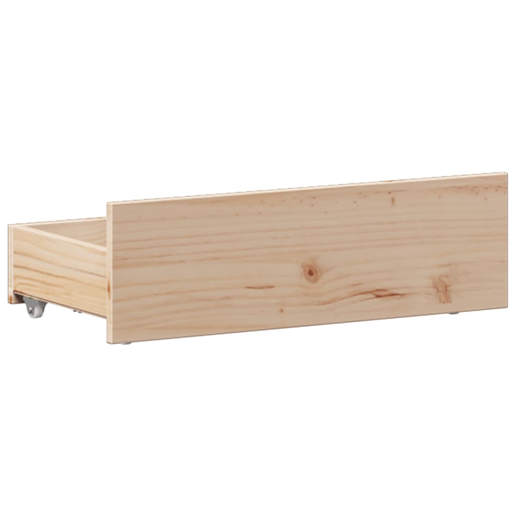 Bookcase Bed without Mattress 90x190 cm Single Solid Wood Pine