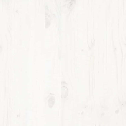 Bed Frame without Mattress White 140x190 cm Solid Wood Pine