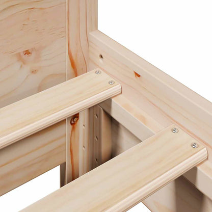 Bed Frame | Natural | Solid pinewood | Small Double | Bed Frame