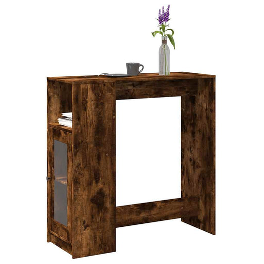 Bar Table | Smoked Oak | Engineered Wood | Tall | Bar Table | Rectangular