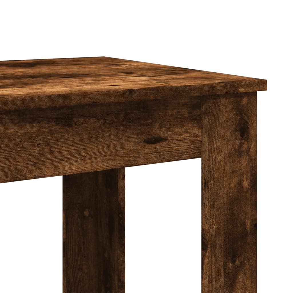 Bar Table Smoked Oak 51x50x103.5 cm Engineered Wood