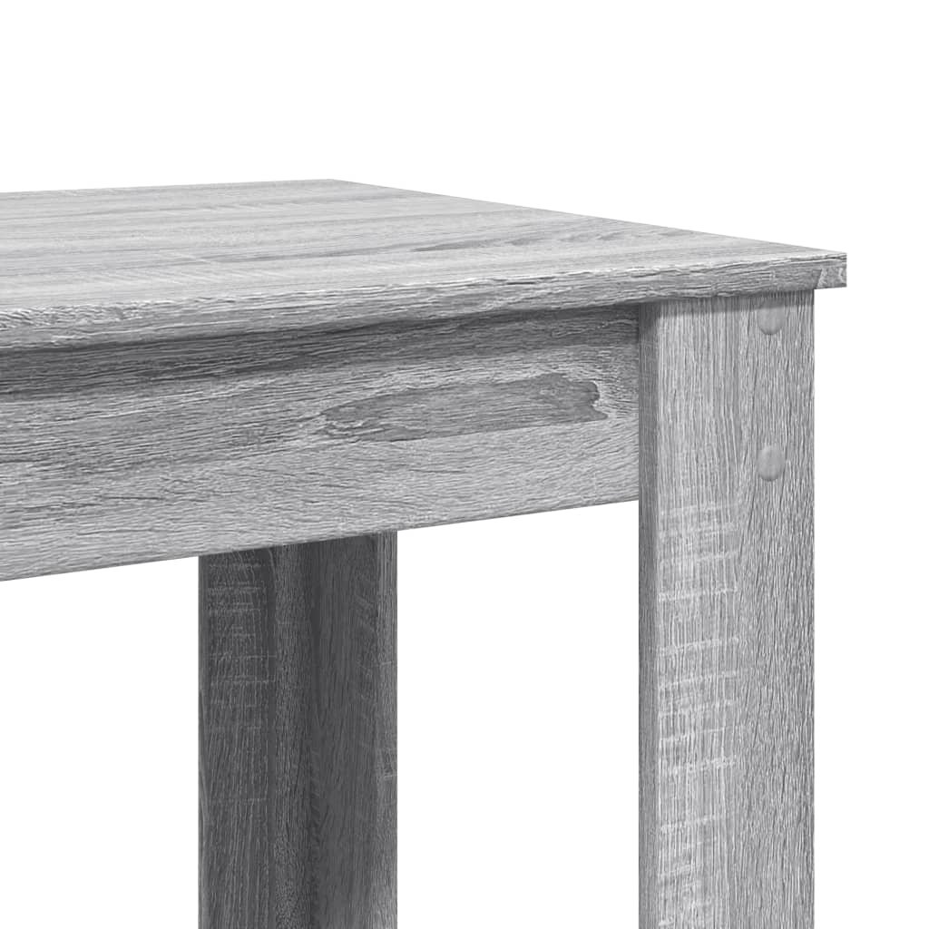 Bar Table Grey Sonoma 51x50x103.5 cm Engineered Wood