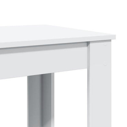 Bar Table White 102x50x103.5 cm Engineered Wood