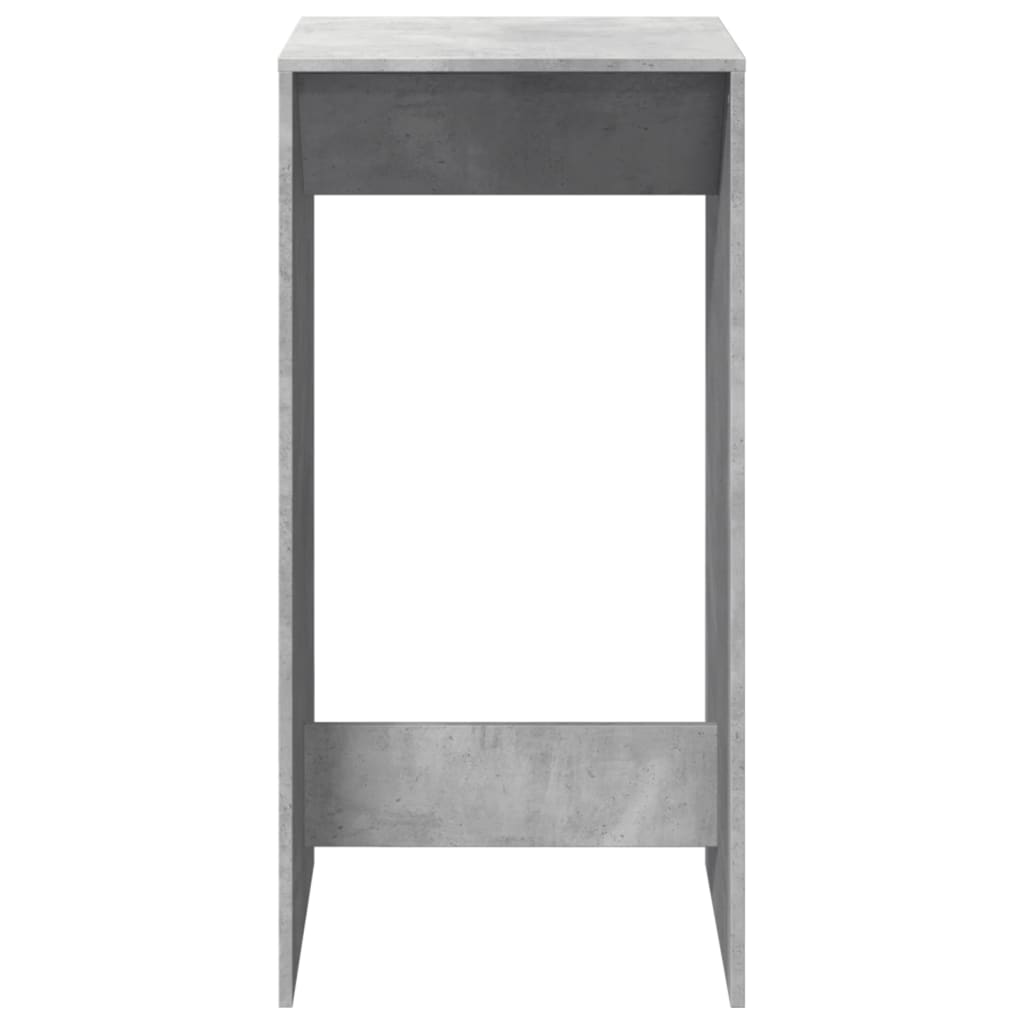 Bar Table Concrete Grey 51x50x103.5 cm Engineered Wood