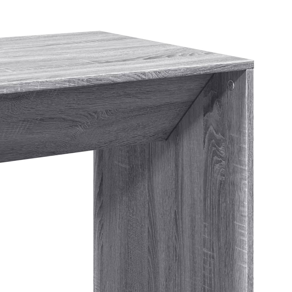 Bar Table Grey Sonoma 51x50x103.5 cm Engineered Wood