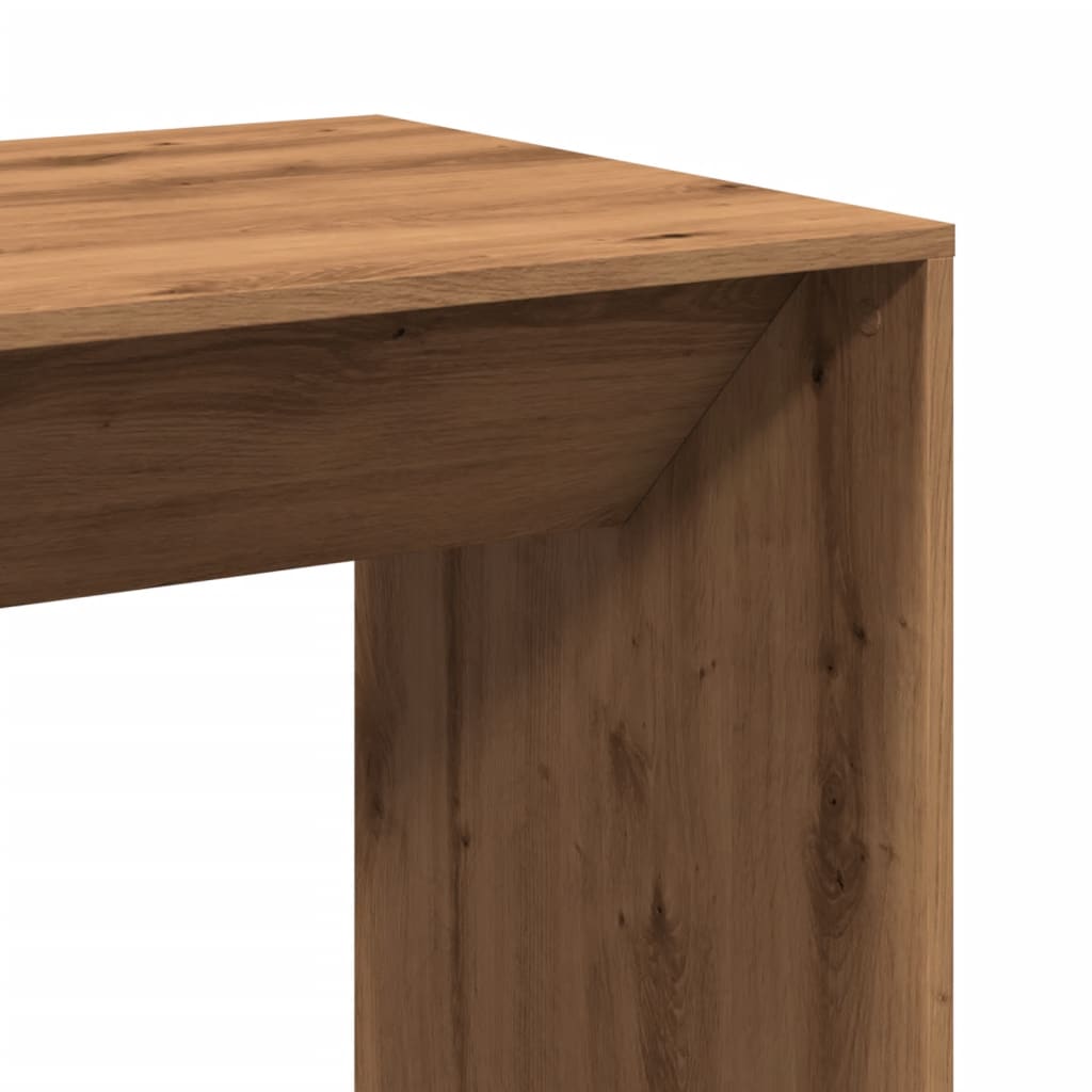 Bar Table Artisan Oak 51x50x103,5 cm Engineered Wood