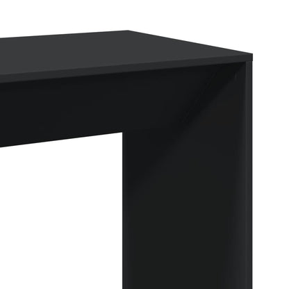 Bar Table Black 102x50x103.5 cm Engineered Wood