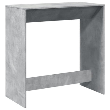 Bar Table Concrete Grey 102x50x103.5 cm Engineered Wood