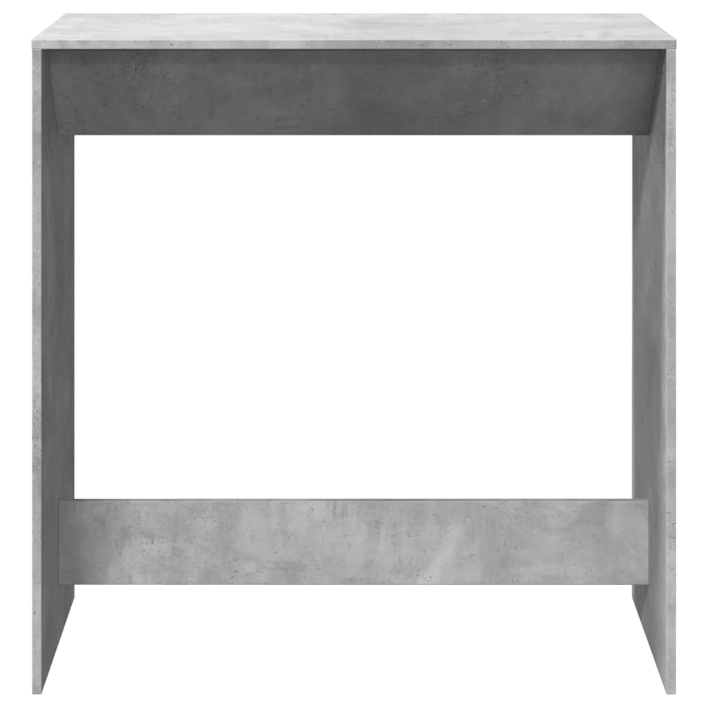 Bar Table Concrete Grey 102x50x103.5 cm Engineered Wood