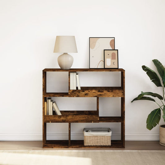 Book Cabinet/Room Divider Smoked Oak 100x33x94,5 cm