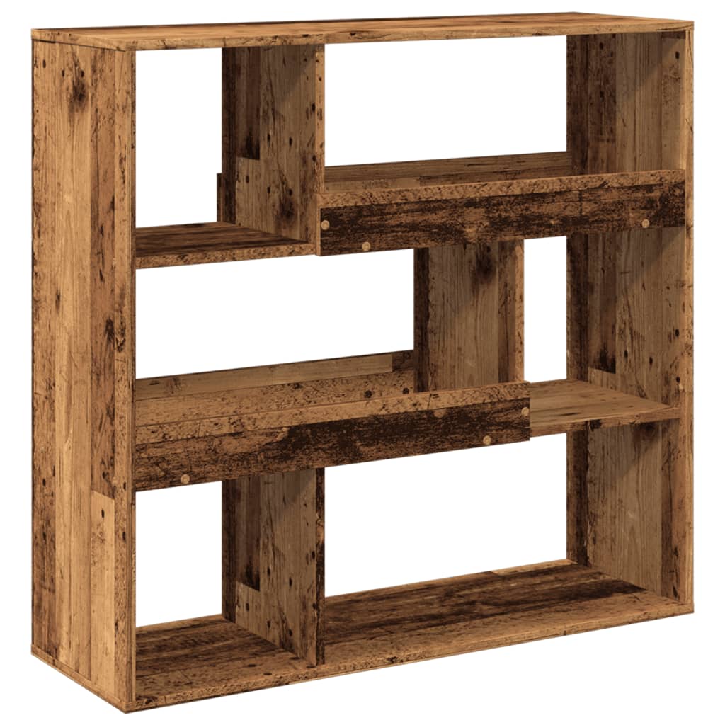 Book Cabinet/Room Divider Old Wood 100x33x94,5 cm