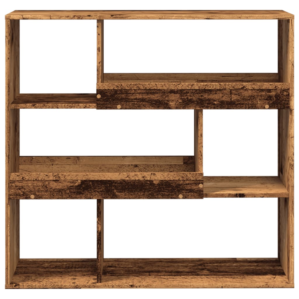 Book Cabinet/Room Divider Old Wood 100x33x94,5 cm