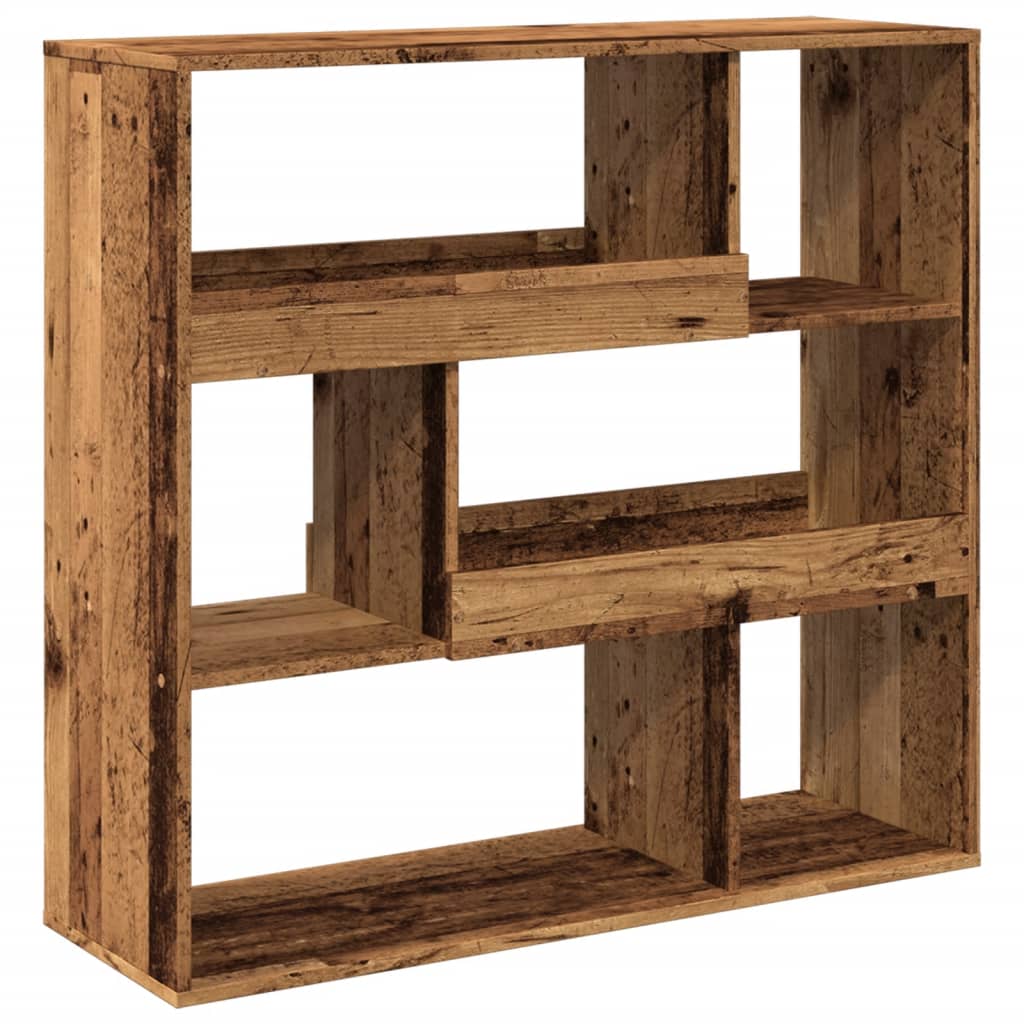 Book Cabinet/Room Divider Old Wood 100x33x94,5 cm