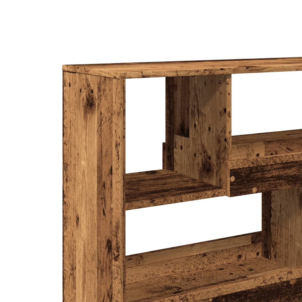 Book Cabinet/Room Divider Old Wood 100x33x94,5 cm
