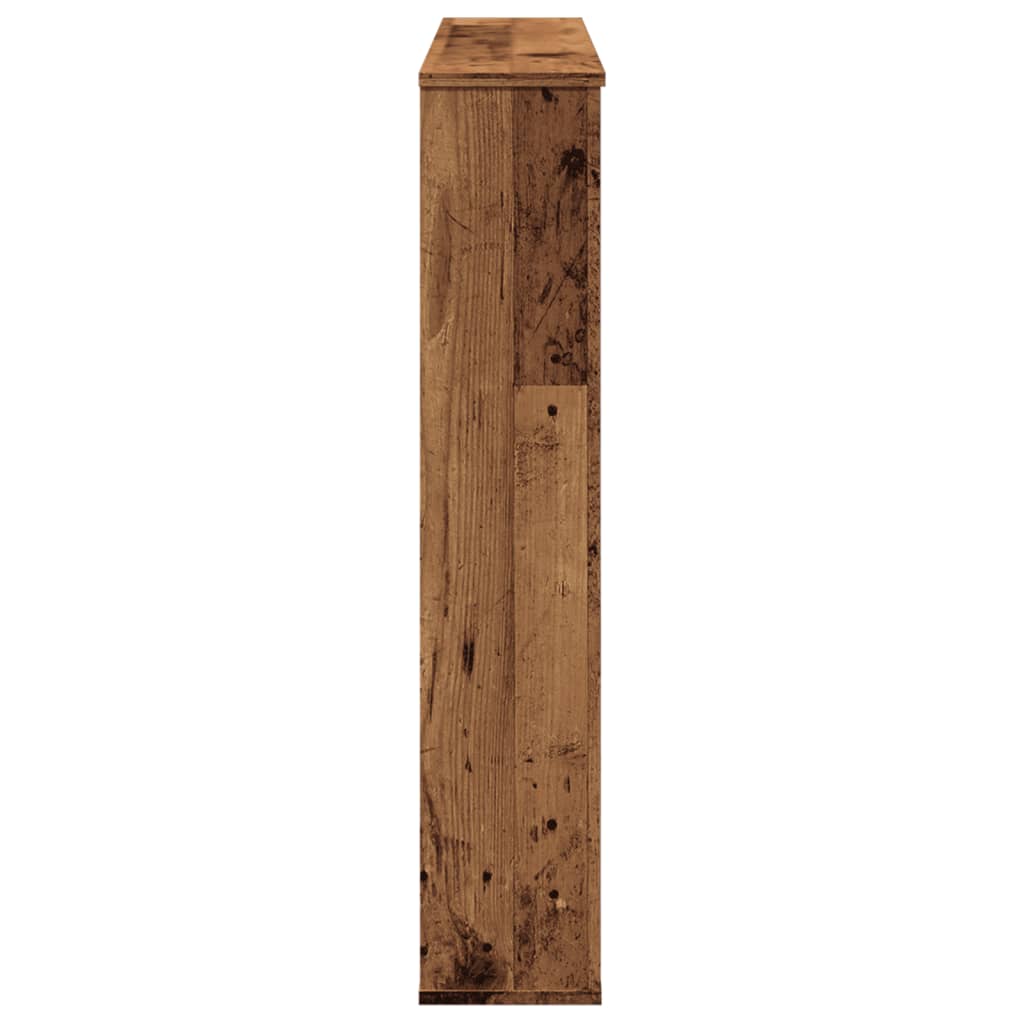 Fireplace Surround Old Wood 100x20x100 cm Engineered Wood