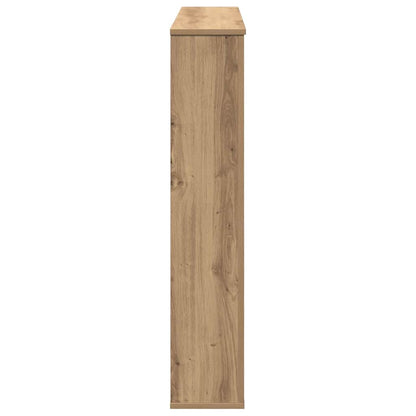 Fireplace Surround Artisan Oak 100x20x100 cm Engineered Wood