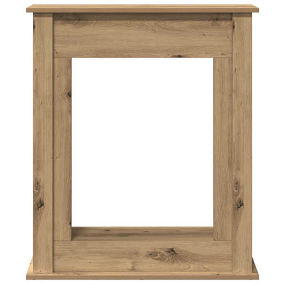 Fireplace Surround Artisan Oak 75x20x87.5 cm Engineered Wood