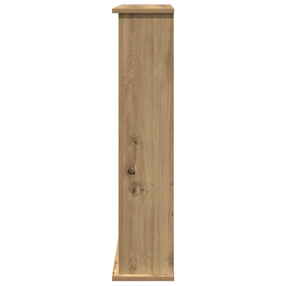 Fireplace Surround Artisan Oak 75x20x87.5 cm Engineered Wood