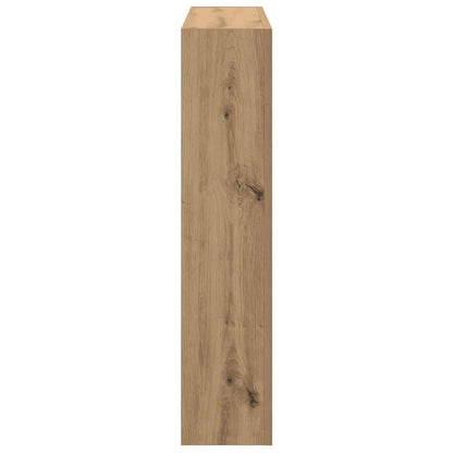 Fireplace Surround Artisan Oak 81x18x82 cm Engineered Wood
