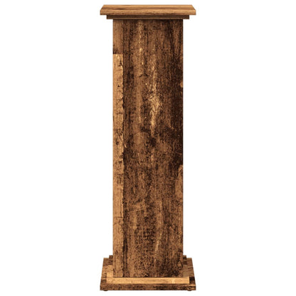 Display Stand with Storage Old Wood 31x30x90 cm Engineered Wood