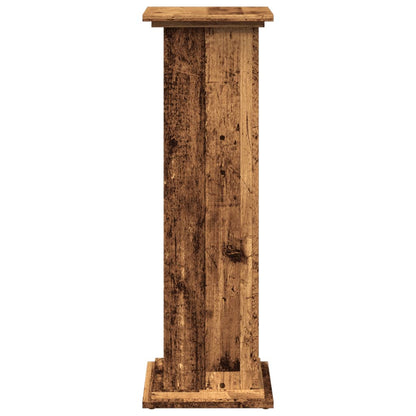Display Stand with Storage Old Wood 31x30x90 cm Engineered Wood