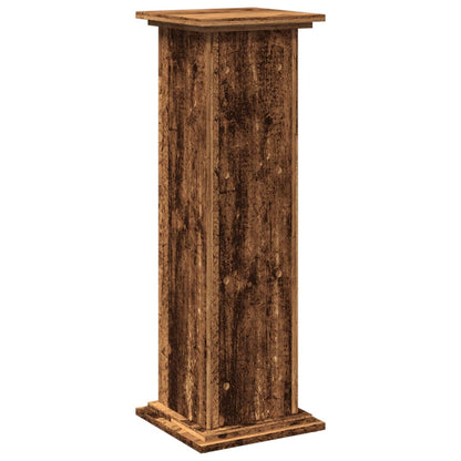 Display Stand with Storage Old Wood 31x30x90 cm Engineered Wood