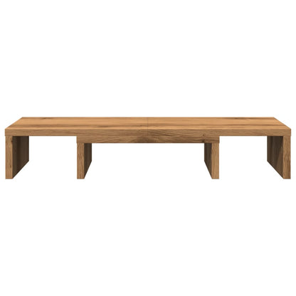 Monitor Stand Adjustable Artisan Oak 60x24x10.5 cm Engineered Wood