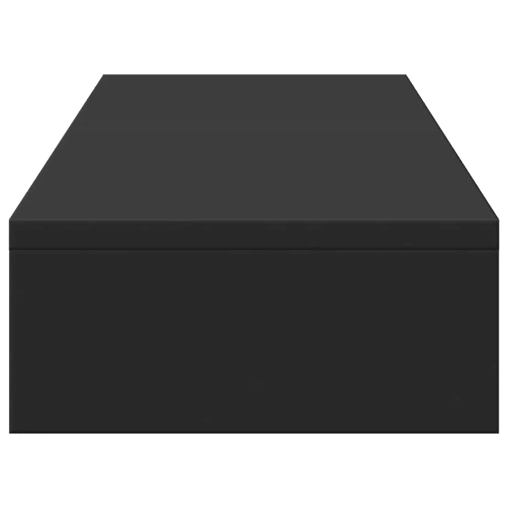 Monitor Stand Riser Adjustable Black 80x24x10.5 cm Engineered Wood