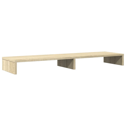 Monitor Stand Sonoma Oak 100x27x10 cm Engineered Wood