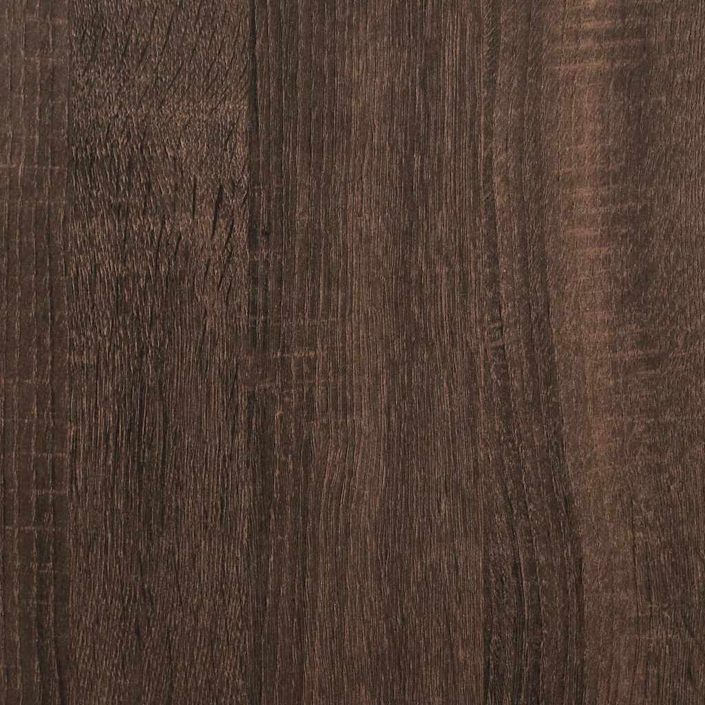 Monitor Stand with Drawers Brown Oak 50x27x15 cm Engineered Wood