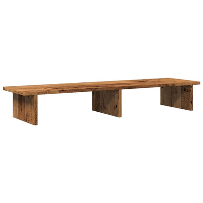 Monitor Stand Old Wood 100x27x15 cm Engineered Wood